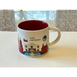 Starbucks Coffee Mug Cup San Antonio You Are Here Collection‎